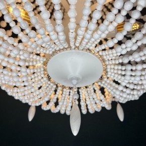 Подвесная люстра Imperiumloft Rh Anselme White Wood Large Chandelier 40.1934-0 в Ижевске - izhevsk.mebel24.online | фото 9