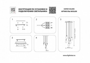 Подвесная люстра Lightstar Colore 805169 в Ижевске - izhevsk.mebel24.online | фото 3