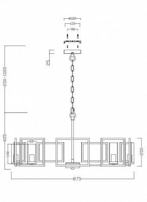 Подвесная люстра Maytoni Bowi H009PL-08G в Ижевске - izhevsk.mebel24.online | фото 4