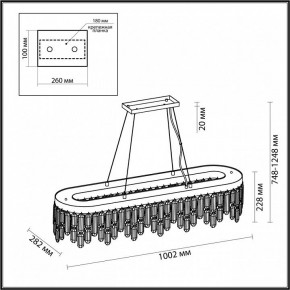 Подвесная люстра Odeon Light Dakisa 4985/12 в Ижевске - izhevsk.mebel24.online | фото 7