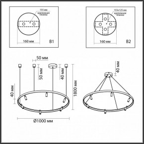 Подвесная люстра Odeon Light Fonda 4317/93L в Ижевске - izhevsk.mebel24.online | фото 6