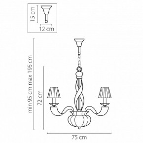 Подвесная люстра Osgona Alveare 702104 в Ижевске - izhevsk.mebel24.online | фото 4