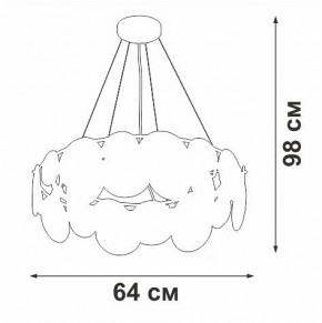 Подвесная люстра Vitaluce V5801 V5801-8/6S в Ижевске - izhevsk.mebel24.online | фото 7