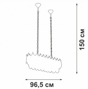 Подвесная люстра Vitaluce V58120 V58120-8/11 в Ижевске - izhevsk.mebel24.online | фото 3