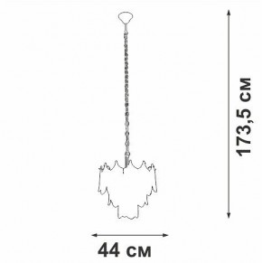 Подвесная люстра Vitaluce V5813 V5813-8/5 в Ижевске - izhevsk.mebel24.online | фото 3