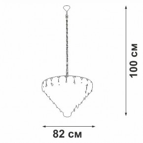 Подвесная люстра Vitaluce V58340 V58340-8/25 в Ижевске - izhevsk.mebel24.online | фото 3