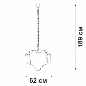 Подвесная люстра Vitaluce V58370 V58370-8/13 в Ижевске - izhevsk.mebel24.online | фото 3