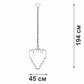 Подвесная люстра Vitaluce V58560 V58560-8/10 в Ижевске - izhevsk.mebel24.online | фото 3