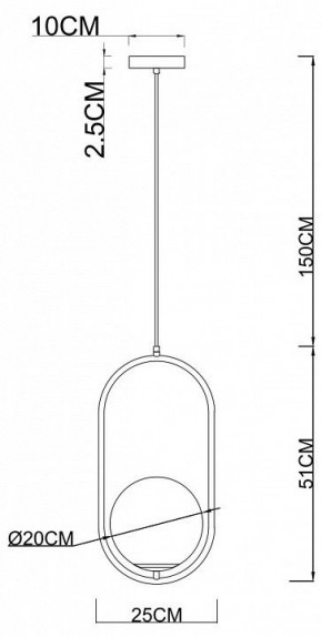 Подвесной светильник Arte Lamp Matisse A7746SP-1AB в Ижевске - izhevsk.mebel24.online | фото 3