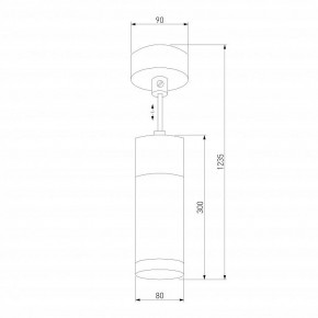 Подвесной светильник Eurosvet Double Topper 50135/1 LED хром/черный в Ижевске - izhevsk.mebel24.online | фото 4