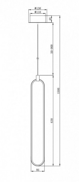 Подвесной светильник Maytoni Chain MOD017PL-L13G в Ижевске - izhevsk.mebel24.online | фото 4