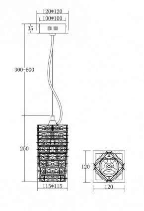 Подвесной светильник Maytoni Coil MOD124PL-L3CH3K в Ижевске - izhevsk.mebel24.online | фото