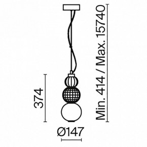 Подвесной светильник Maytoni Collar P069PL-L16G3K в Ижевске - izhevsk.mebel24.online | фото 5