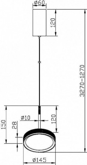 Подвесной светильник Maytoni Halo MOD041PL-L15GB3K в Ижевске - izhevsk.mebel24.online | фото 6