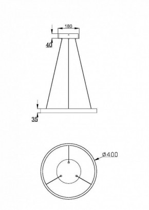 Подвесной светильник Maytoni Rim MOD058PL-L22BK в Ижевске - izhevsk.mebel24.online | фото 3