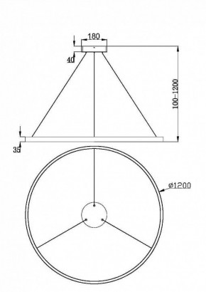 Подвесной светильник Maytoni Rim MOD058PL-L65BSK в Ижевске - izhevsk.mebel24.online | фото 4