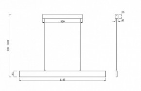 Подвесной светильник Maytoni Step P010PL-L30G3K в Ижевске - izhevsk.mebel24.online | фото 4