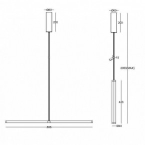 Подвесной светильник Maytoni Supersymmetry P096PL-L11WK в Ижевске - izhevsk.mebel24.online | фото 8