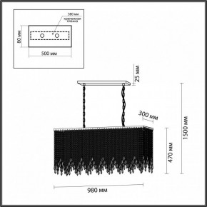 Подвесной светильник Odeon Light Chokka 5028/9A в Ижевске - izhevsk.mebel24.online | фото 5