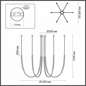 Подвесной светильник Odeon Light Monella 6639/70L в Ижевске - izhevsk.mebel24.online | фото 4