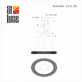 Подвесной светильник ST-Luce Lucchero SL6105.213.01 в Ижевске - izhevsk.mebel24.online | фото 6