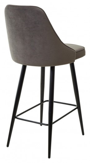 Полубарный стул NEPAL-PB ГРАФИТ #14, велюр/ черный каркас (H=68cm) М-City в Ижевске - izhevsk.mebel24.online | фото 4
