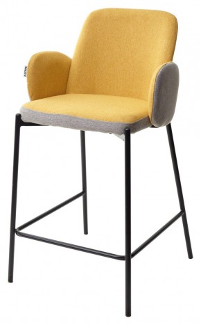 Полубарный стул NYX (H=65cm) VF106 желтый / VF120 серый М-City в Ижевске - izhevsk.mebel24.online | фото 1