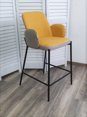 Полубарный стул NYX (H=65cm) VF106 желтый / VF120 серый М-City в Ижевске - izhevsk.mebel24.online | фото 2