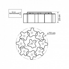 Потолочная люстра Lightstar Nubi 802090 в Ижевске - izhevsk.mebel24.online | фото 5