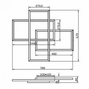 Потолочная люстра Maytoni Line MOD016CL-L80BK в Ижевске - izhevsk.mebel24.online | фото 2