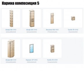 Прихожая Карина (модульная) в Ижевске - izhevsk.mebel24.online | фото 2