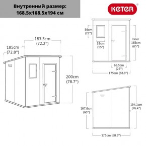 Сарай Манор Пентхаус 6x6 (MANOR PENT 6x6) в Ижевске - izhevsk.mebel24.online | фото 3