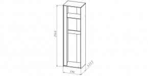 ЛИНДА-2 Шкаф 1-о дверный для одежды (ЛНД.02) в Ижевске - izhevsk.mebel24.online | фото 2