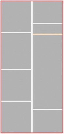 Шкаф 2-х дверный Ольга-1Н для одежды и белья в Ижевске - izhevsk.mebel24.online | фото 3