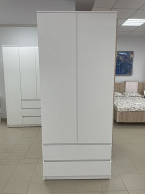 Шкаф 2-ств. с 2 ящиками "Бьянко" в Ижевске - izhevsk.mebel24.online | фото 3