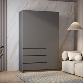 Шкаф 3-х створчатый Симпл ШК-08 (графит) в Ижевске - izhevsk.mebel24.online | фото 3
