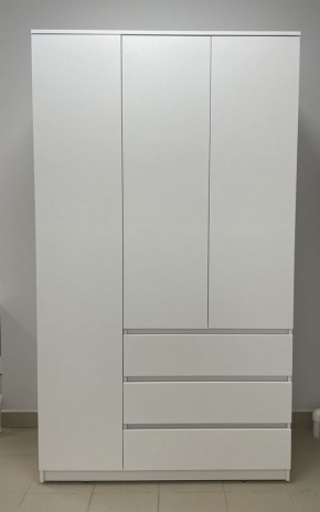 Шкаф 3-ств. с 3 ящиками "Бьянко" в Ижевске - izhevsk.mebel24.online | фото 3