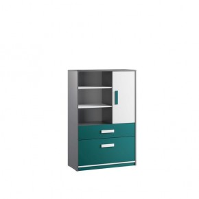 Шкаф книжный Кэнди КШ-2 Океан в Ижевске - izhevsk.mebel24.online | фото