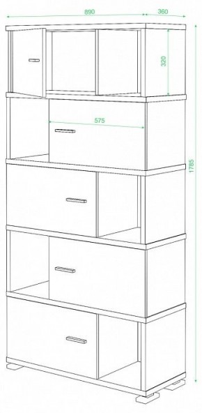 Шкаф комбинированный Домино СБ-30/5 в Ижевске - izhevsk.mebel24.online | фото 2