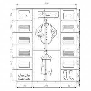 Шкаф-купе ХИТ 22-4-20/2-222 (420) в Ижевске - izhevsk.mebel24.online | фото 2