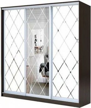 Шкаф-купе ХИТ 23-18/2-666 РОМБ БОЛЬШОЙ МАТОВЫЙ в Ижевске - izhevsk.mebel24.online | фото