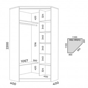 Шкаф-купе ХИТ-У-22-4-55 в Ижевске - izhevsk.mebel24.online | фото 3