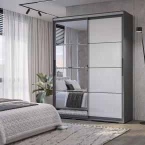Шкаф-купе Крафт-6 1.6 м ШКК-06 (графит) в Ижевске - izhevsk.mebel24.online | фото