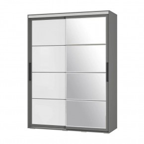 Шкаф-купе Крафт-6 1.6 м ШКК-06 (графит) в Ижевске - izhevsk.mebel24.online | фото 3