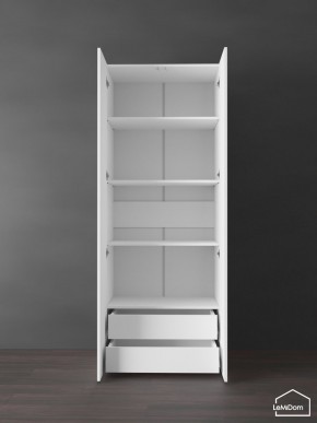 Шкаф Linnea MHR-2PO-4 2050х800х510 (Белый-М 11.1.1) в Ижевске - izhevsk.mebel24.online | фото 6