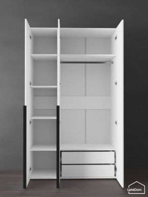 Шкаф Linnea MHR-3-2 2050х1200х510 (Белый-М 11.1.1) в Ижевске - izhevsk.mebel24.online | фото 5