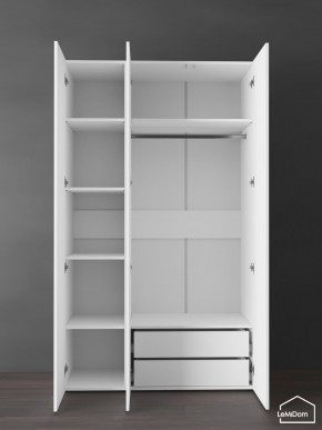Шкаф Linnea MHR-3PO-2 2050х1200х510 (Белый-М 11.1.1) в Ижевске - izhevsk.mebel24.online | фото 6