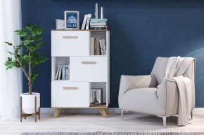 Шкаф низкий с нишами Вега Скандинавия в Ижевске - izhevsk.mebel24.online | фото 4
