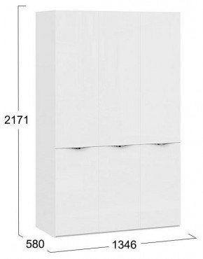 Шкаф платяной Глосс СМ-319.07.431 в Ижевске - izhevsk.mebel24.online | фото 4