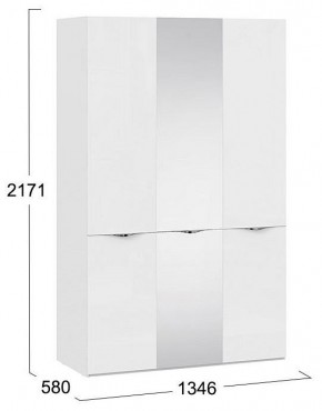 Шкаф платяной Глосс СМ-319.07.432 в Ижевске - izhevsk.mebel24.online | фото 4